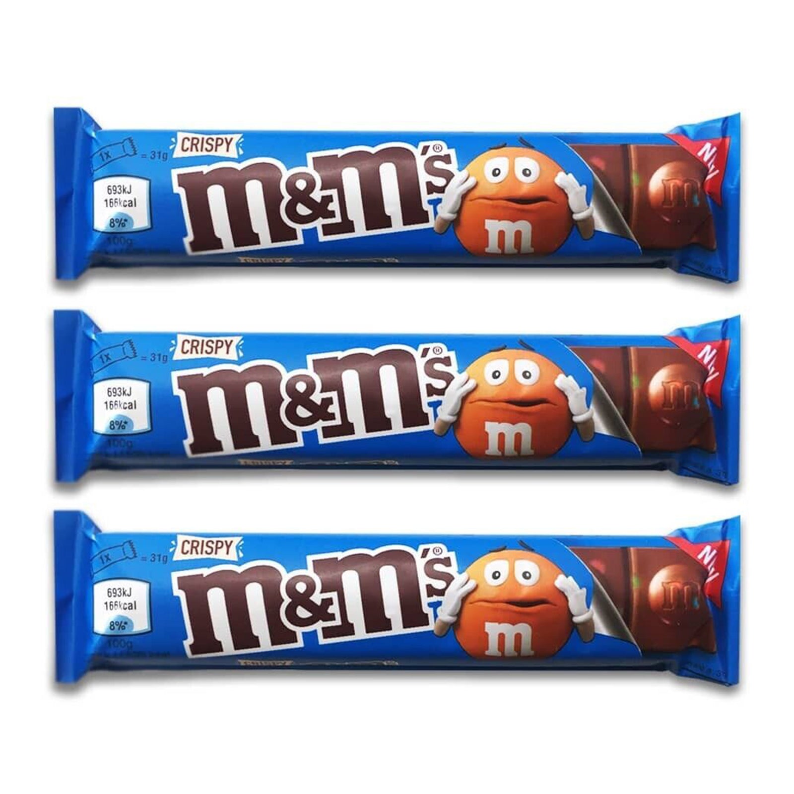 M&M's Crispy Mini Barrette al Cioccolato 24 x 31 g – CoCoCIOK