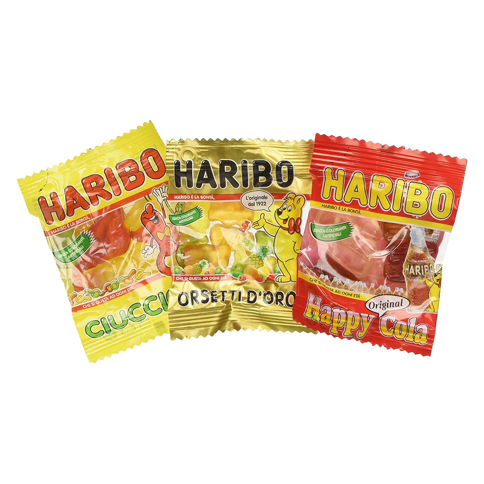 Barattolo Haribo mini selection 150 bustine da 12gr – CandyFrizz