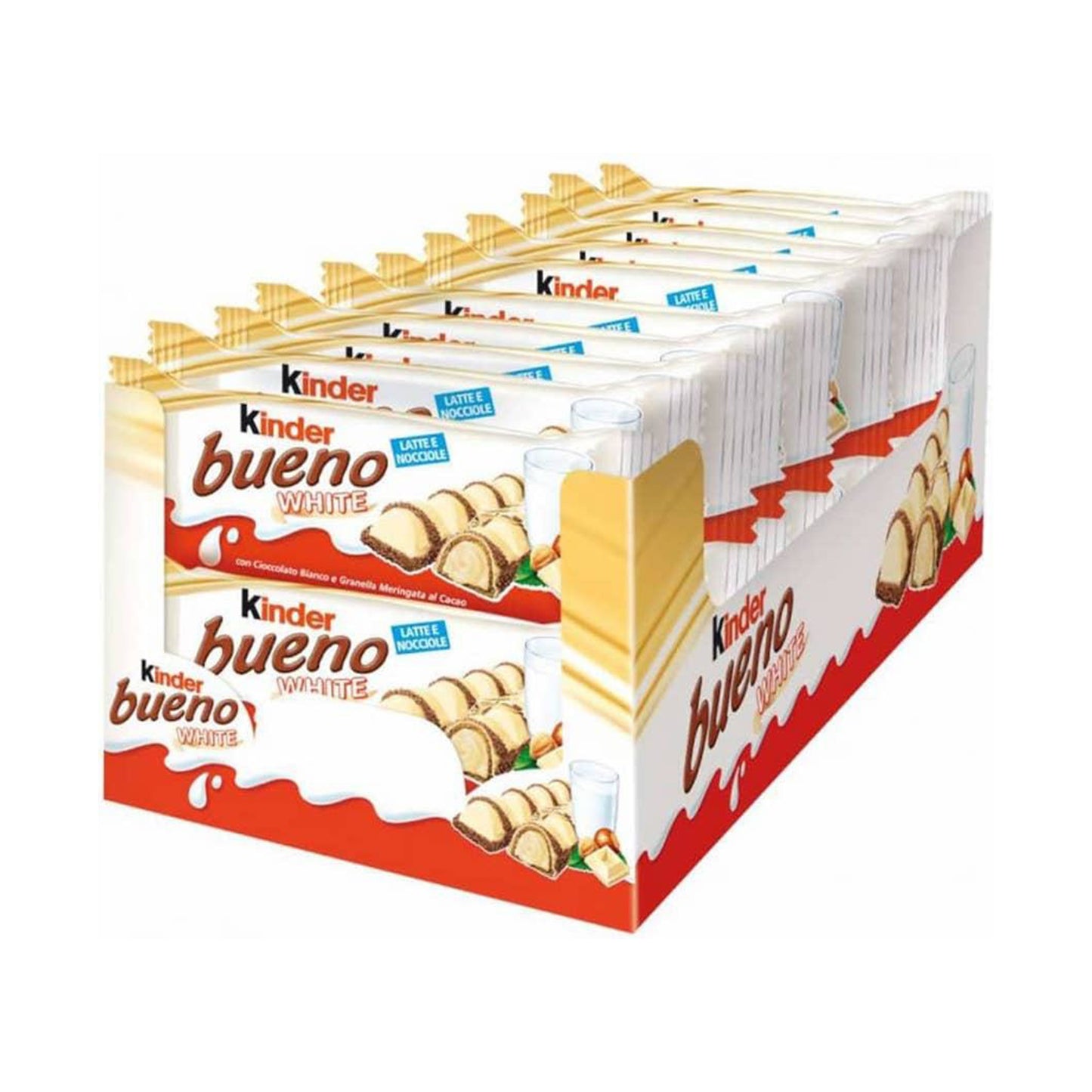 Kinder Bueno Mini, Crema al cioccolato al latte e Libya